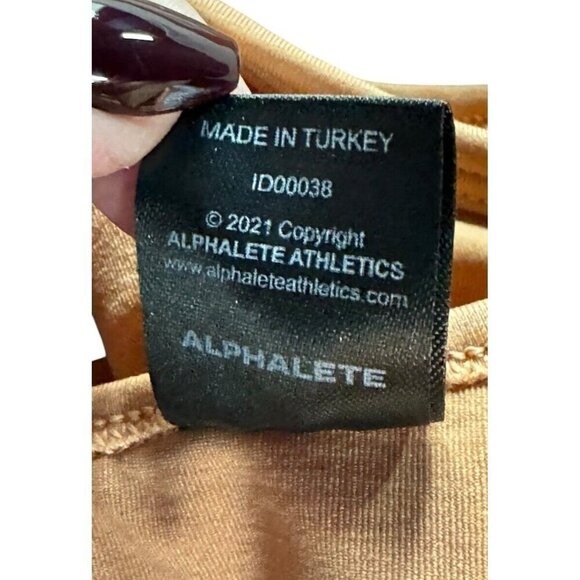 Alphalete Woman's Sz S Tan Clay  Revival  Sports Bra No Padding Gym Yoga - Picture 5 of 7